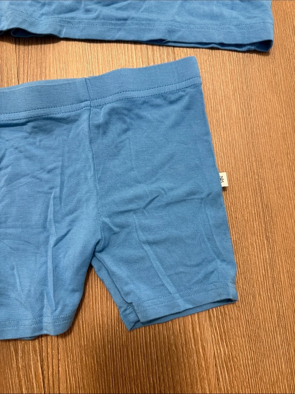 Ploom baby bamboo blue Short Sleeve Top & Shorts 2T